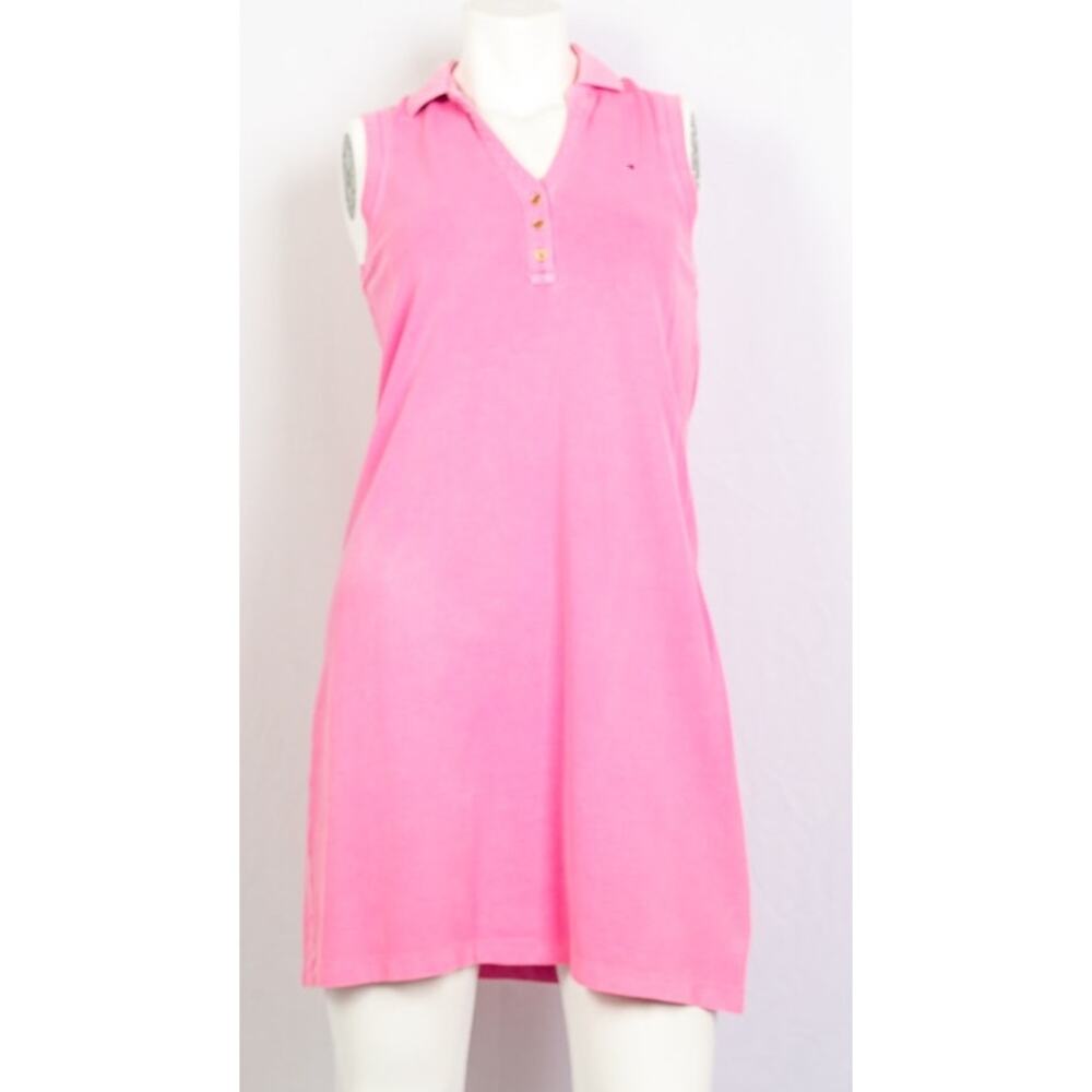 Y2K Vintage Tommy Hilfiger Pink Polo Dress - sz S